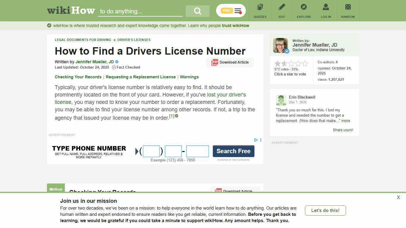 Simple Ways to Find a Drivers License Number: 9 Steps